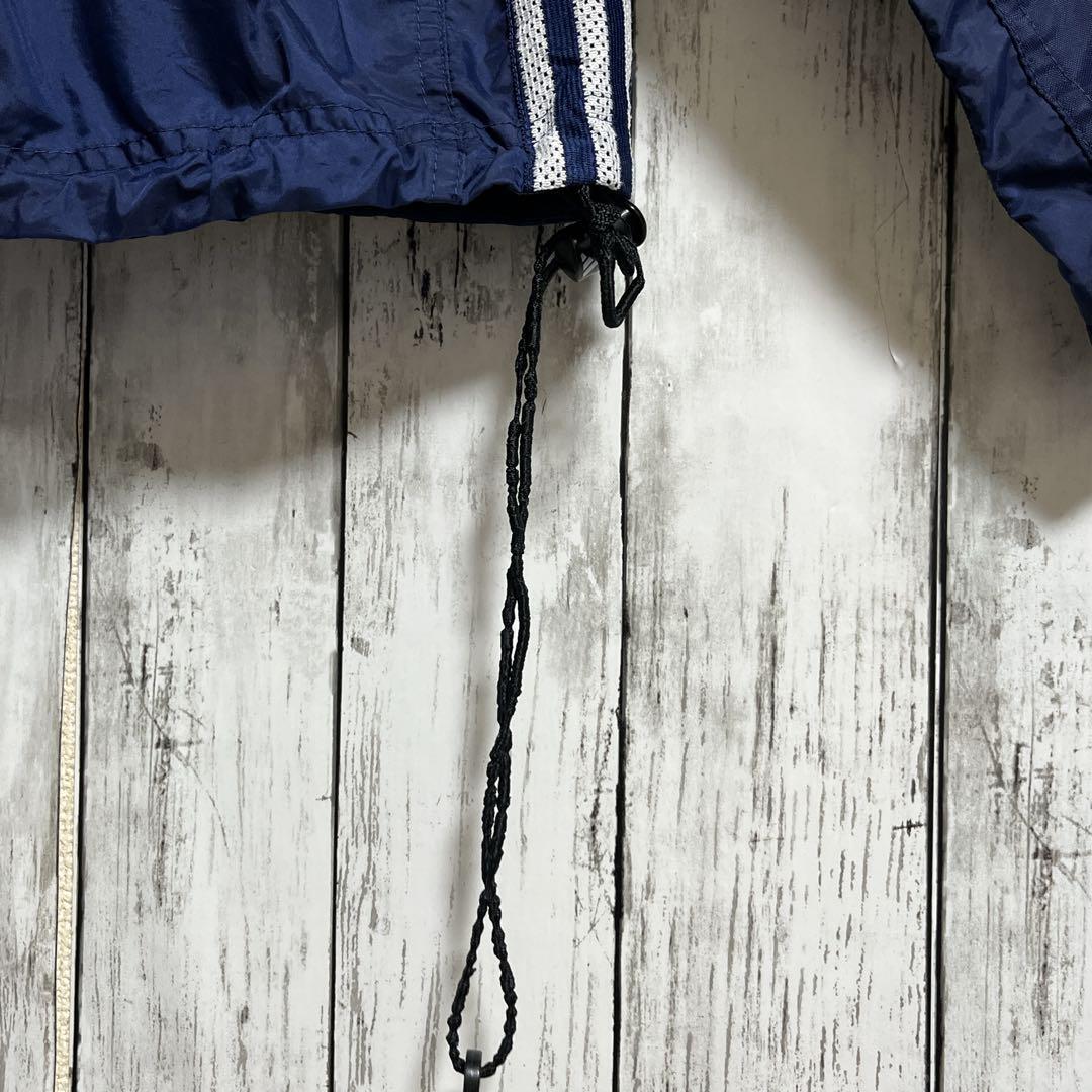 90's adidas アディダス ナイロンジャケット 紺 ネイビー XL ワン