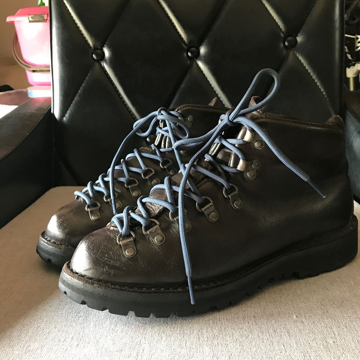 送料込 ダナー マウンテンライト ネイビー靴紐 US9 27 5cmぐらい