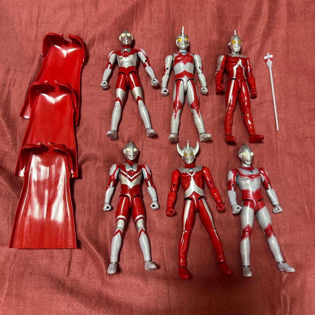 美品 箱あり ウルトラアクションフィギュア ウルトラ6兄弟セット