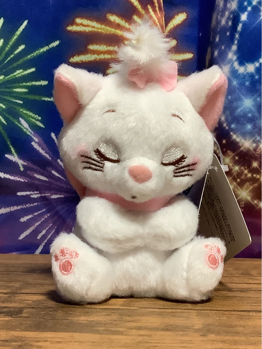 ディズニー マリー ぬいぐるみ キーチェーン ウトウト ディズニー