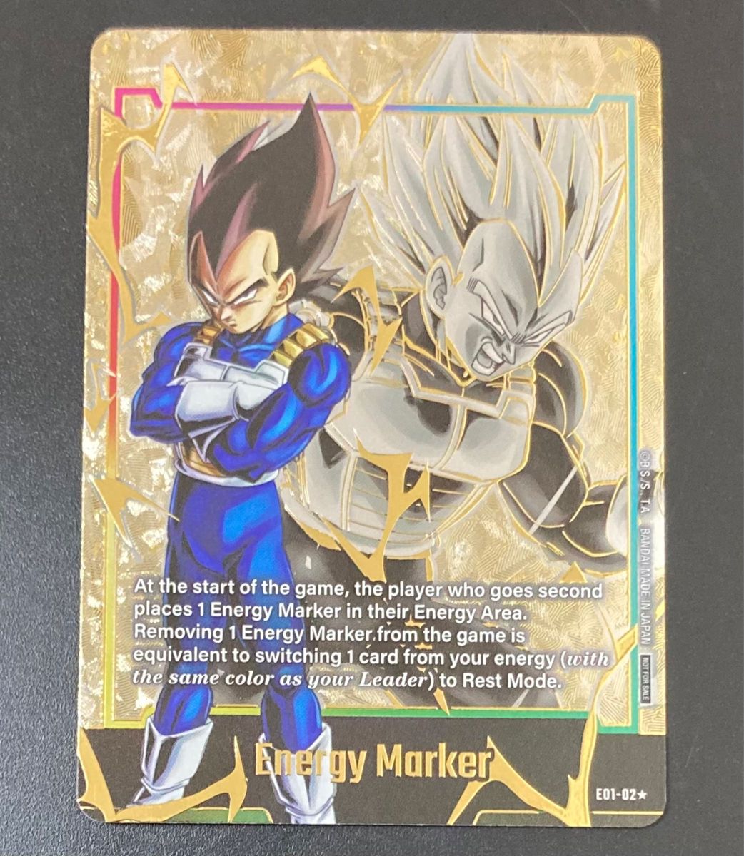 エナジーマーカー ベジータ 英語版 海外 フュージョンワールド