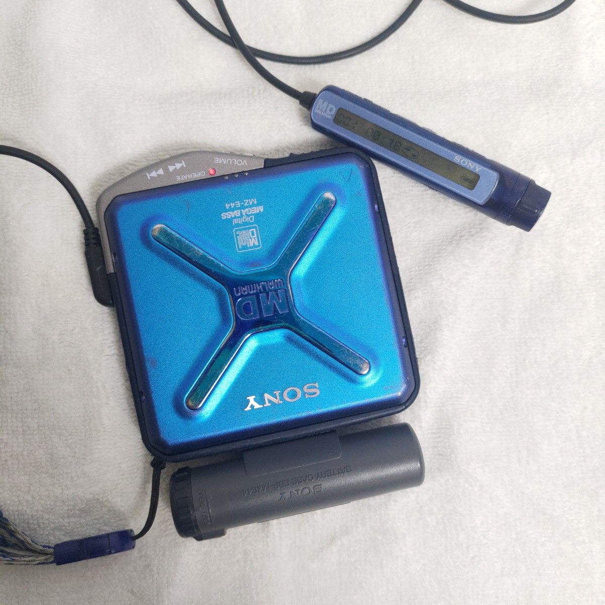 ソニー SONY MDウォークマン MZ-E44 MD ミニディスプレイヤー MD