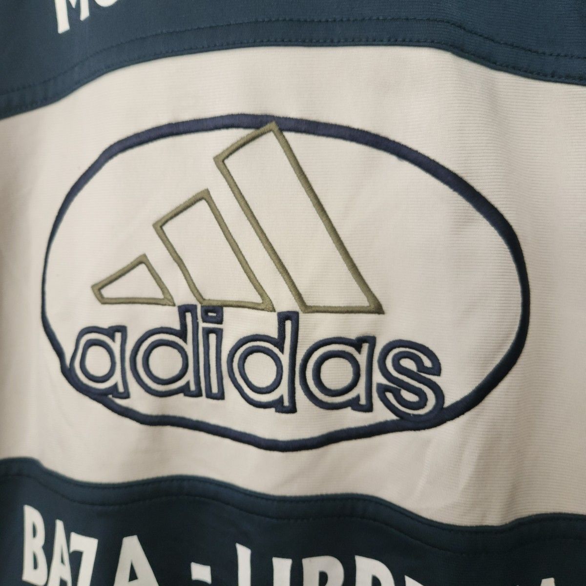 90s adidas アディダス トラックジャケット ジャージ 刺繍ロゴ バック