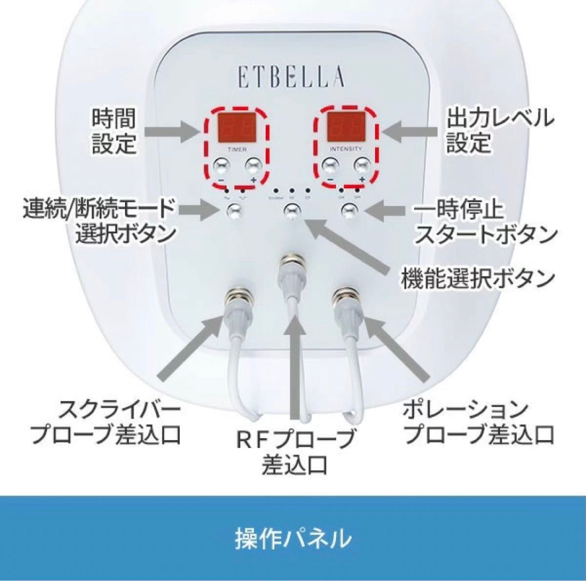 ETBELLA エトゥベラ 業務用 サロン用 3機能 美顔器 NF-503｜Yahoo
