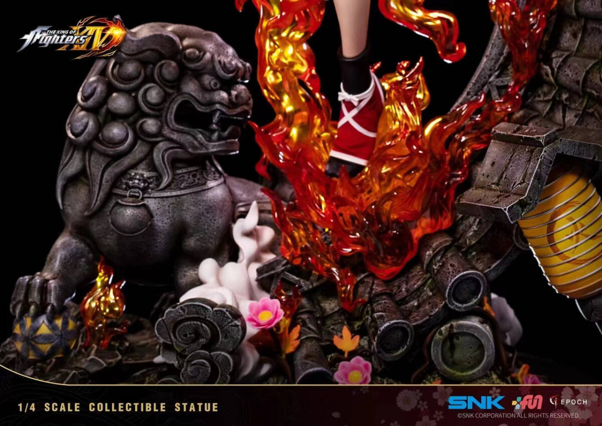 KOFXV 不知火舞 1/4スケール 完成塗装済みスタチュー 高さ68cm SNK正式