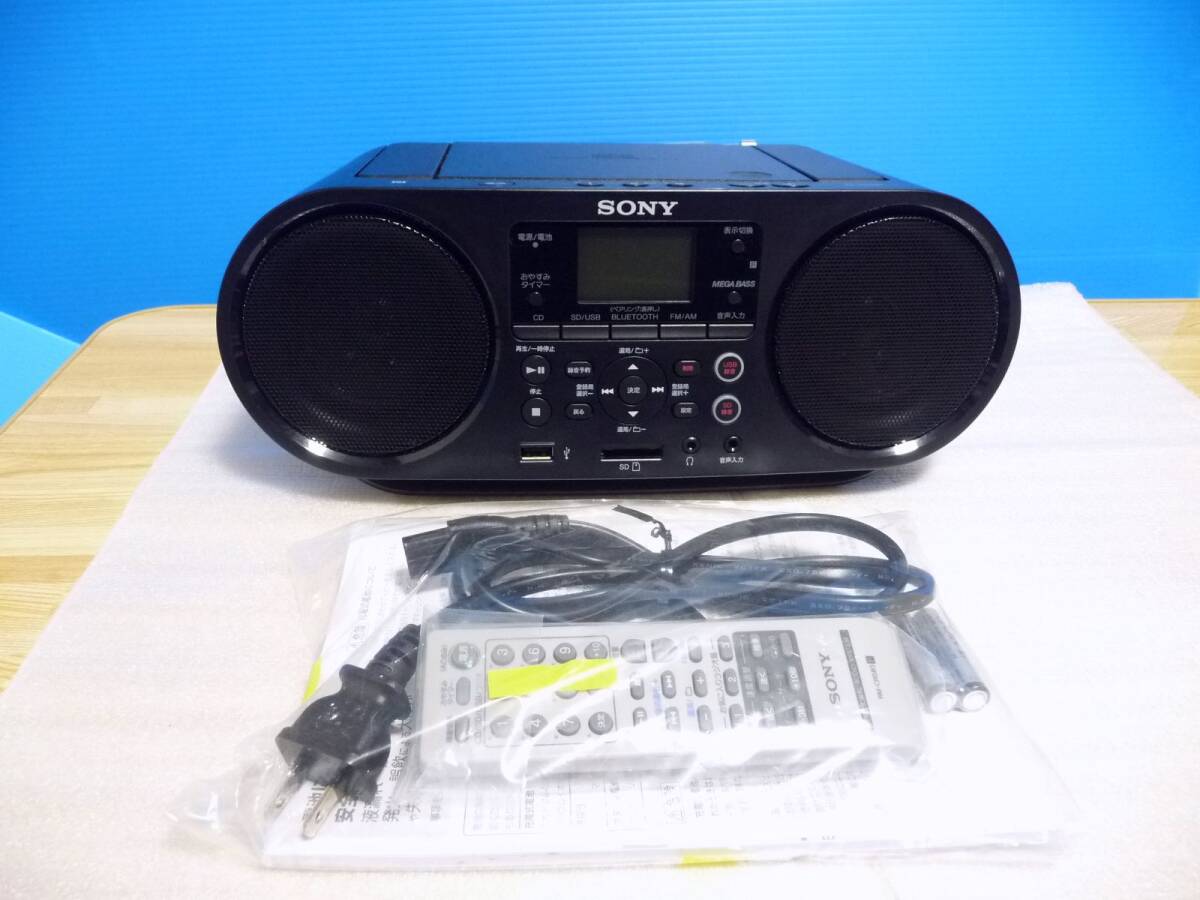 展示品 SONY ソニー CDラジオ ZS-RS81BT C [Bluetooth対応/SD/USB/語学