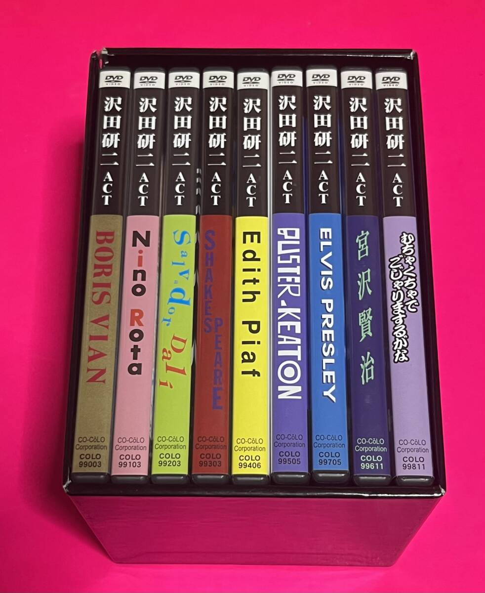 沢田研二 DVD 音楽劇 actシリーズ 9枚組 FC限定 500セット BOX付き