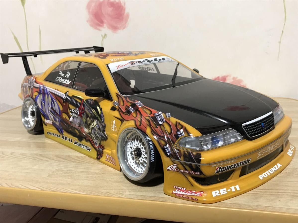 送料無料 1/10 hpi racing トヨタ マーク2 JZX100 LED付き ラジコン