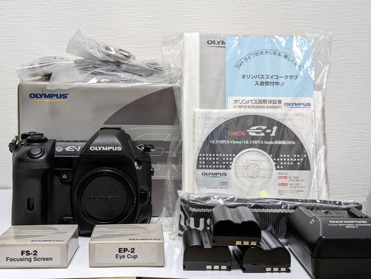 Yahoo!オークション - オリンパス OLYMPUS デジタル一眼レフ E-1 ボデ
