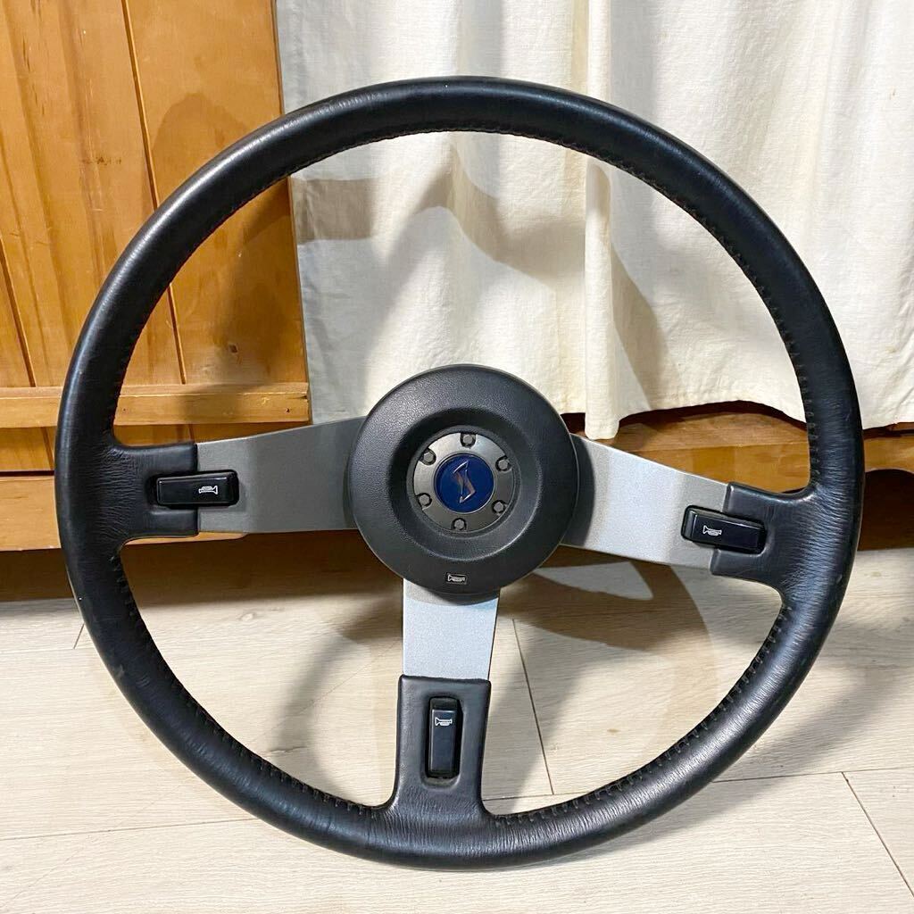 日産 純正 スカイライン ジャパン GT-EL ステアリング シフトノブ 青