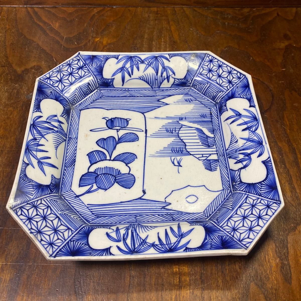 骨董 角皿 アンティーク 古伊万里 染付 伊万里 和食器｜Yahoo!フリマ