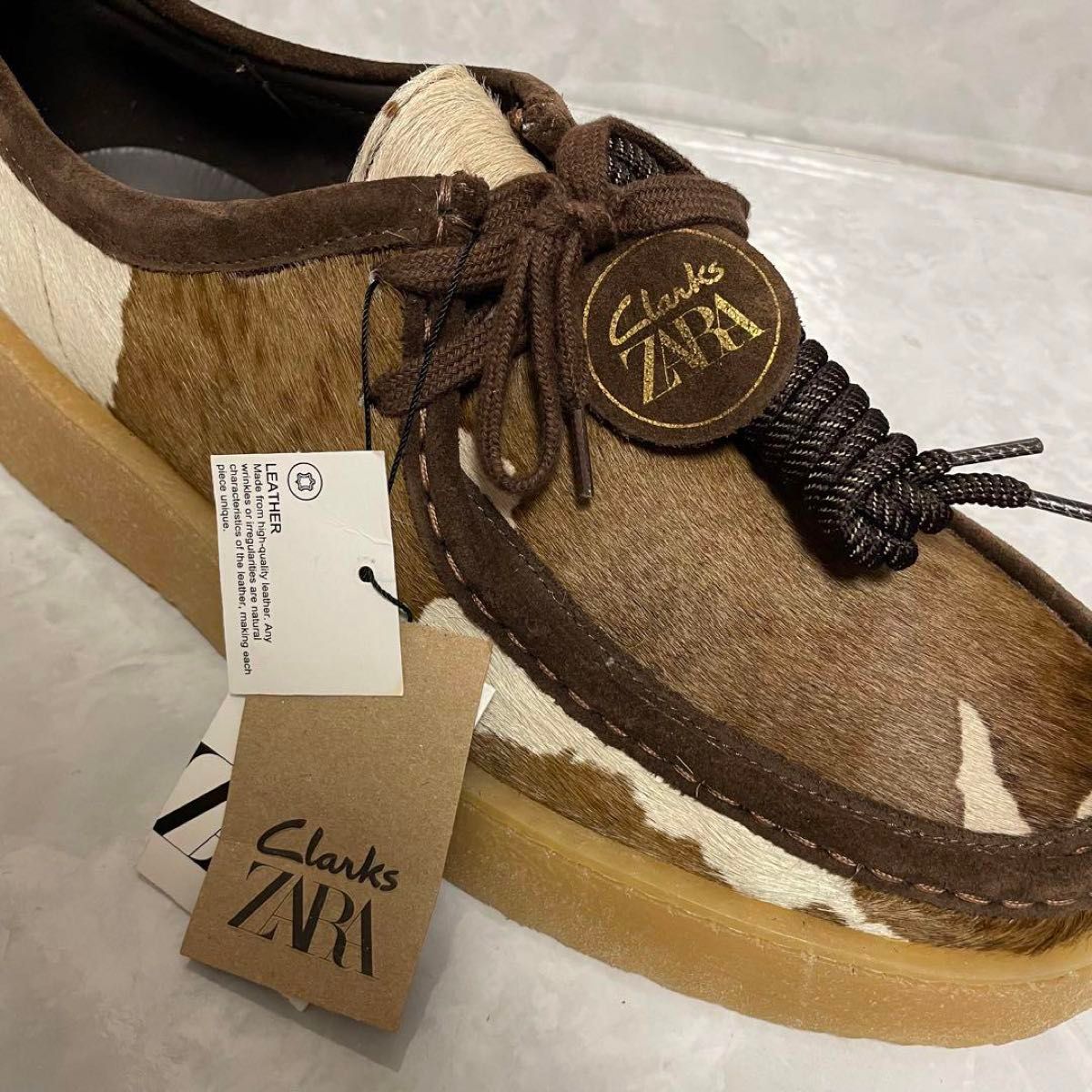 ZARA × Clarks WALLABEE ワラビー ハラコ 45 29 0｜Yahoo!フリマ（旧