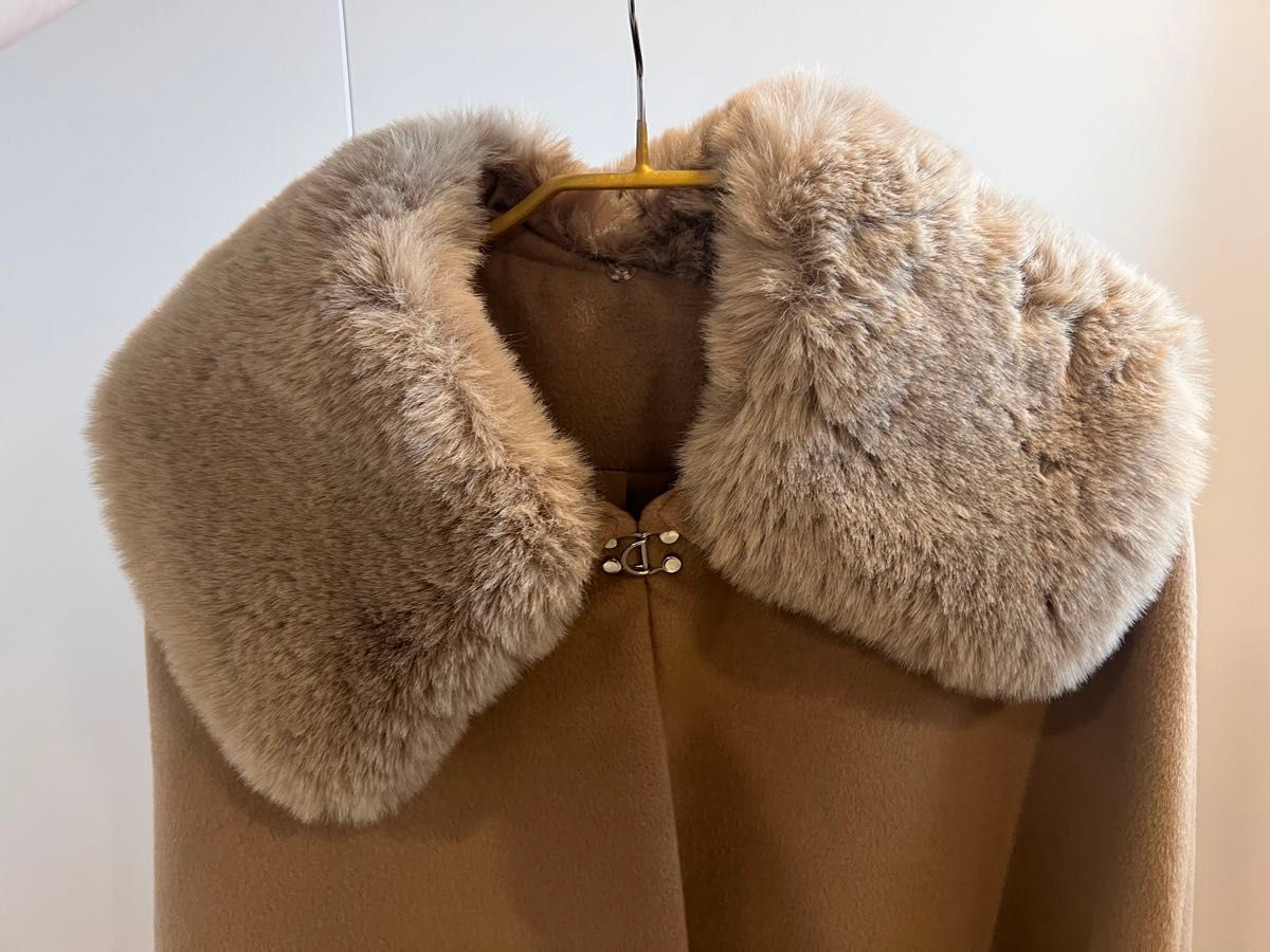 birthdaybash バースデーバッシュ ポンチョ ケープ ファー コート