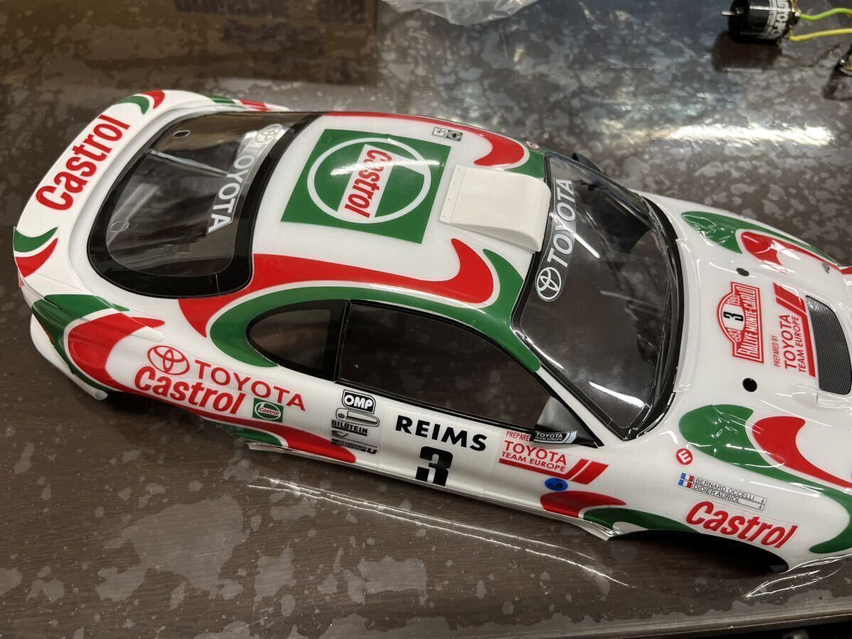 1/10トヨタ セリカ GT-FOUR 塩ビステッカー カストロール ラリーカー