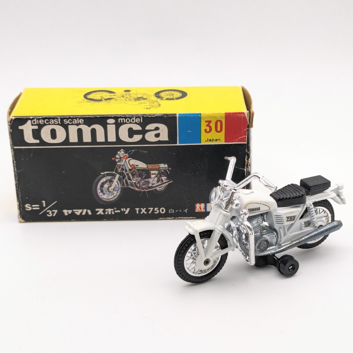 Yahoo!オークション - 【希少】トミカ 黒箱 ヤマハ スポーツ TX750 白