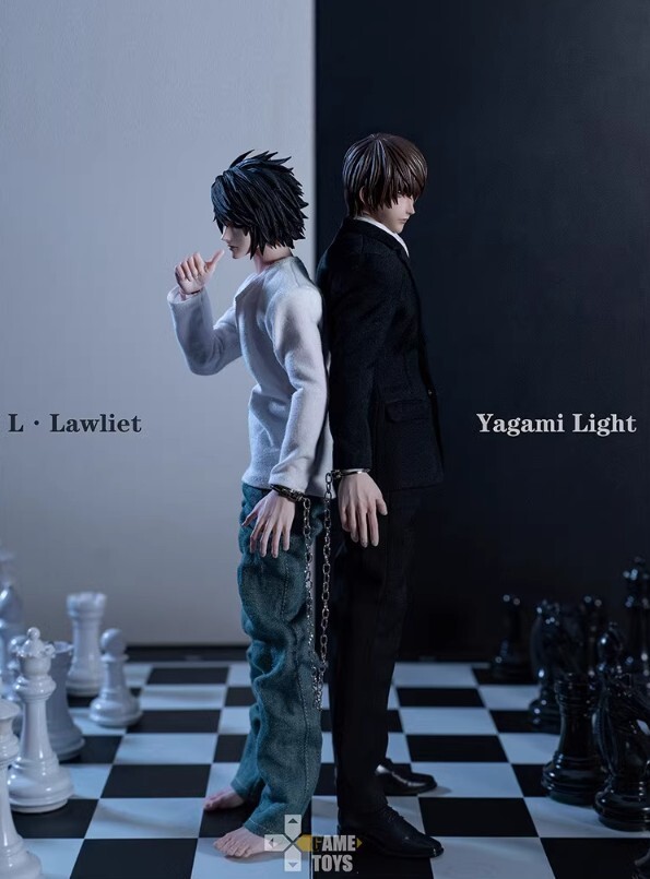 Yahoo!オークション - GAMETOYS GT-007＆008 1/6スケール デスノート D