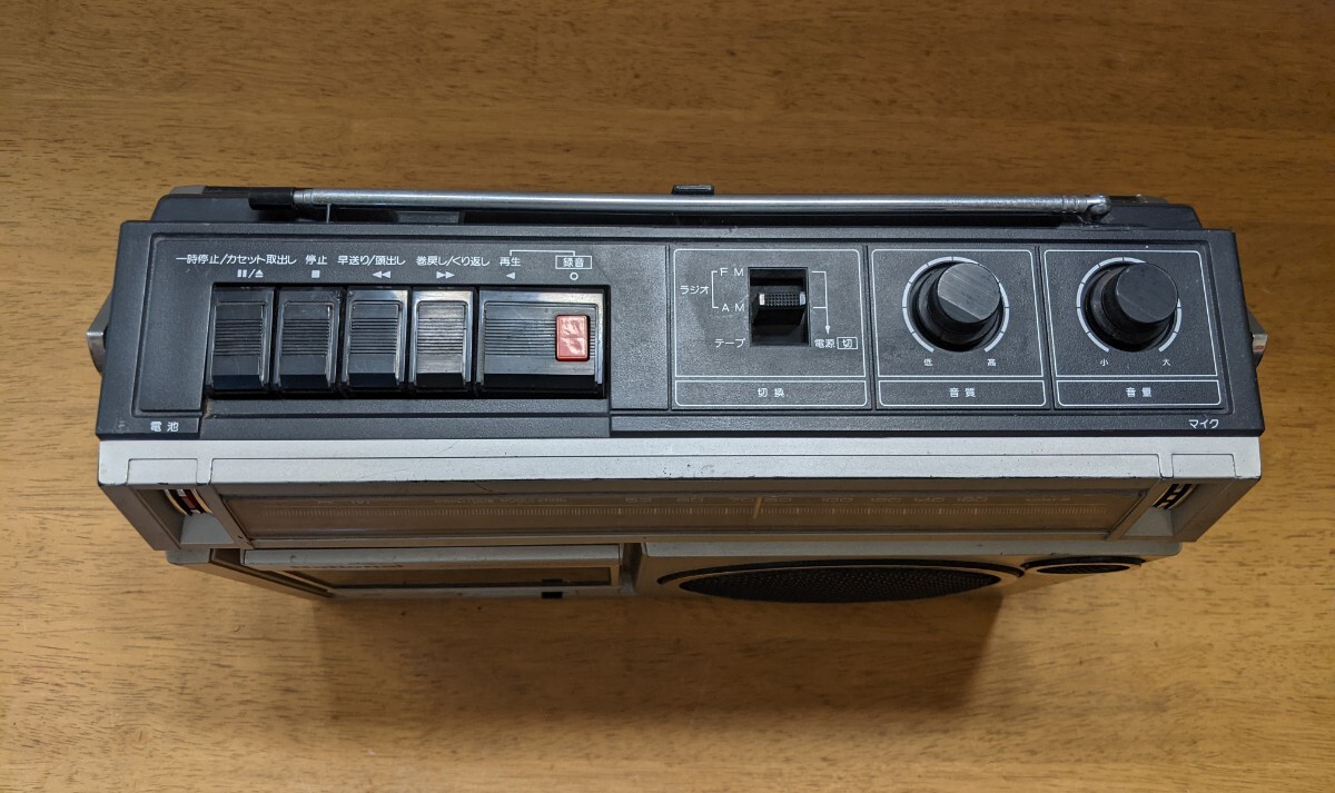 Yahoo!オークション - IY1391 National RX-1550 昭和レトロ AM&FMラジ