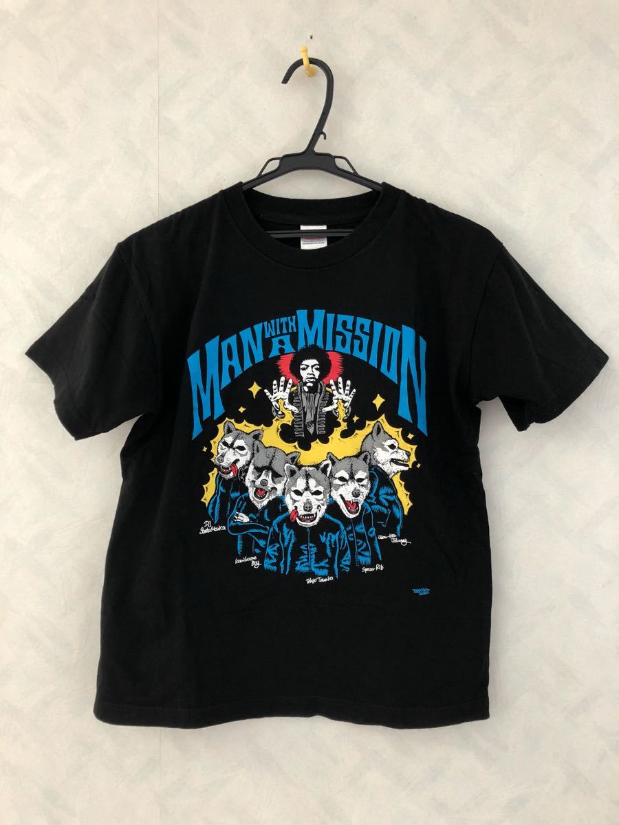 Yahoo!オークション - MAN WITH A MISSION ハカセTシャツ サイズS マン