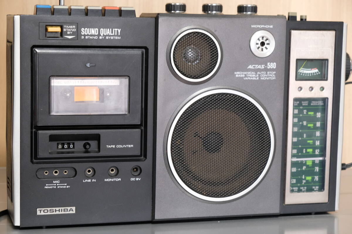 Yahoo!オークション - TOSHIBA ACTUS-580 / RT-580F ラジカセ ジャン