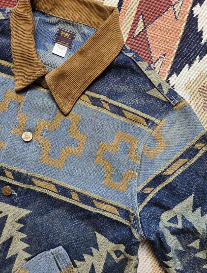 RRL ダブルアールエル コーデュロイ ジャガード ジャケット ネイティブ