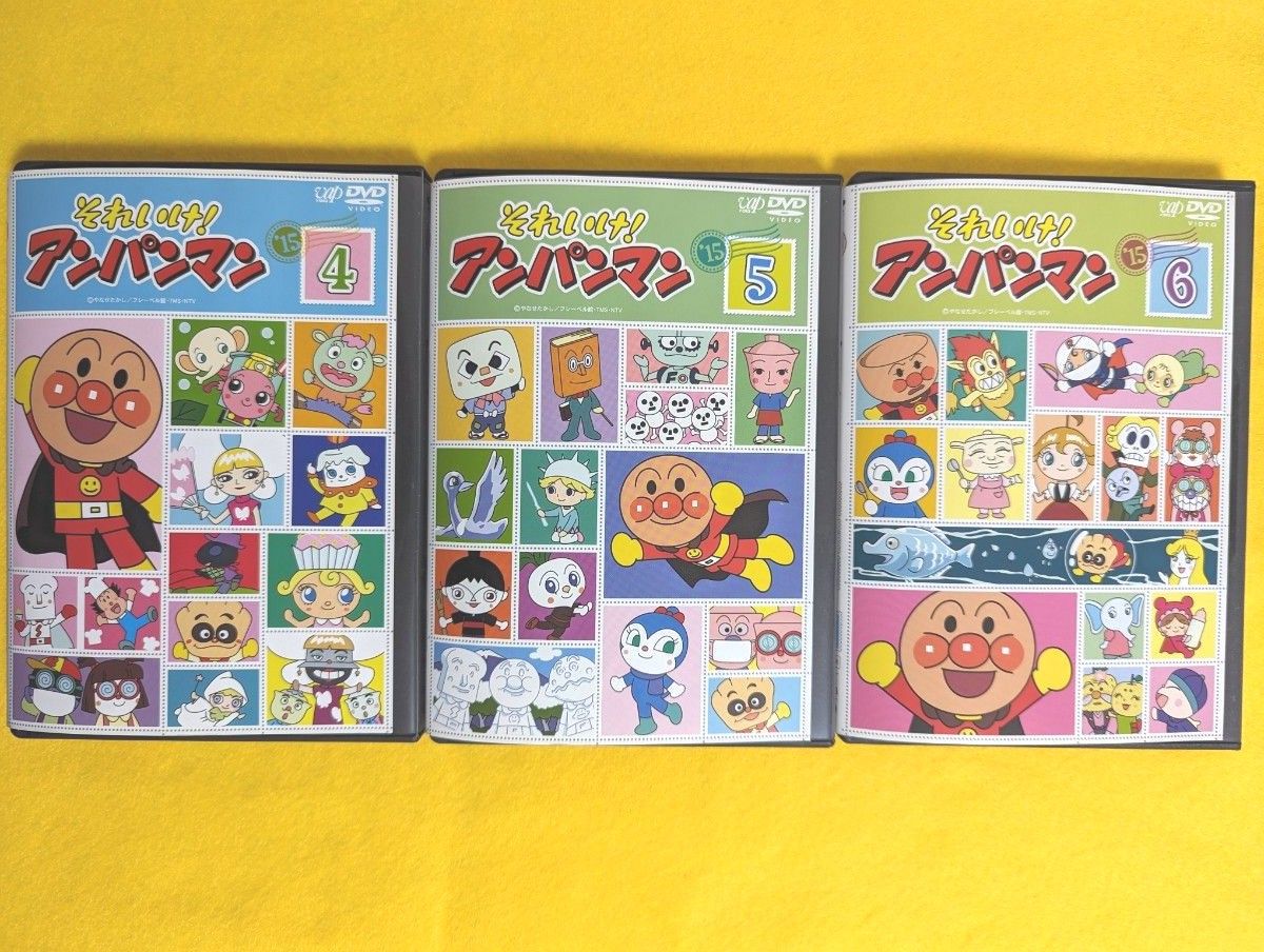 DVD それいけ アンパンマン '15 3枚セットVol 4～6｜Yahoo!フリマ（旧
