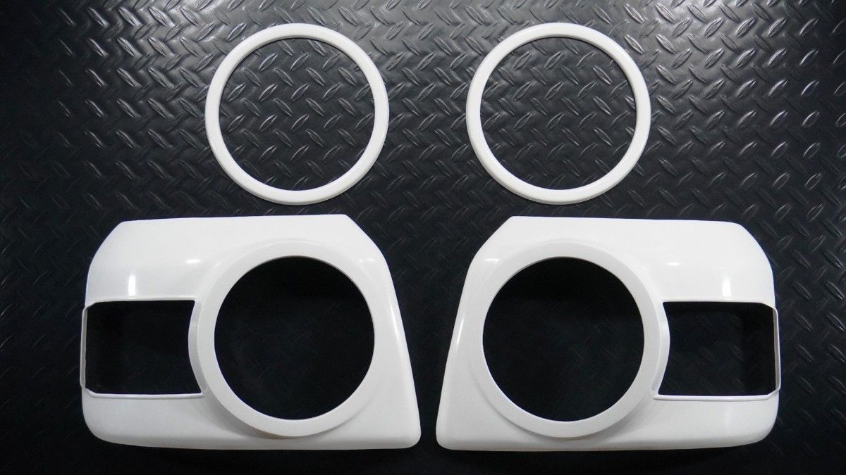 バモス アクティ HA7/HA6 HM1/HM2 HH5/HH6 丸目ヘッドライトカバー FRP