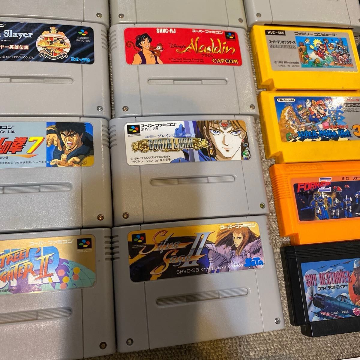 スーパーファミコンソフト33本 ファミコンソフト13本 ファミ