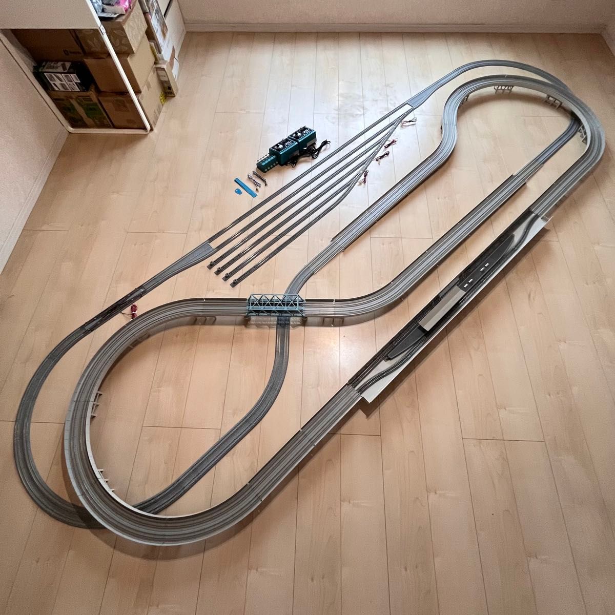 Nゲージ KATO ユニトラック 複線高架8の字エンドレスレイアウト(高架駅