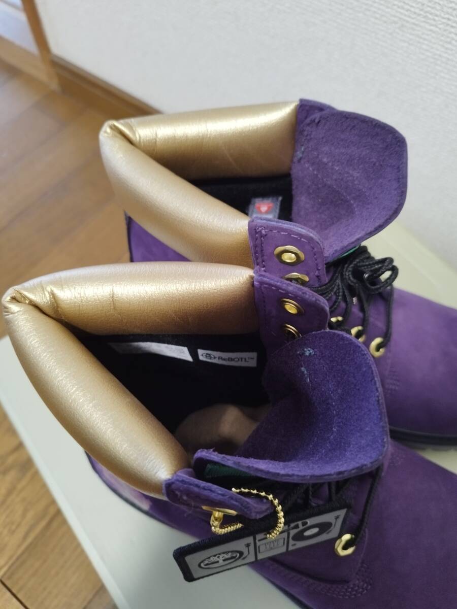 ティンバーランドTimberland プレミアムブーツ パープル ヒップホップ