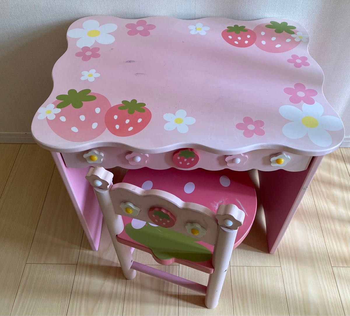 マザーガーデン野いちご学習机 テーブルイスセット｜Yahoo!フリマ（旧