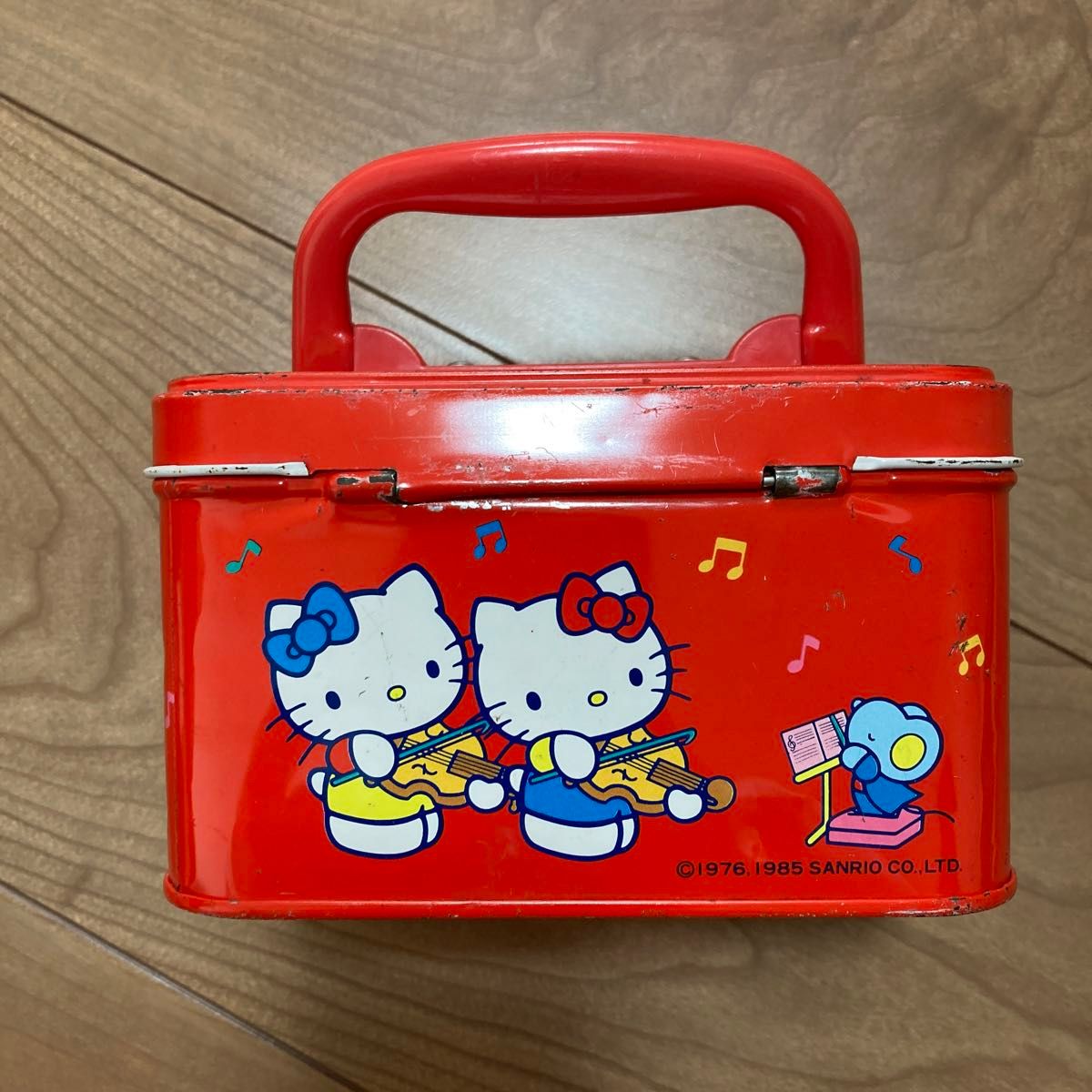 サンリオ 昭和レトロ 当時物 小物入れ 缶ボックス BOX ハローキティ