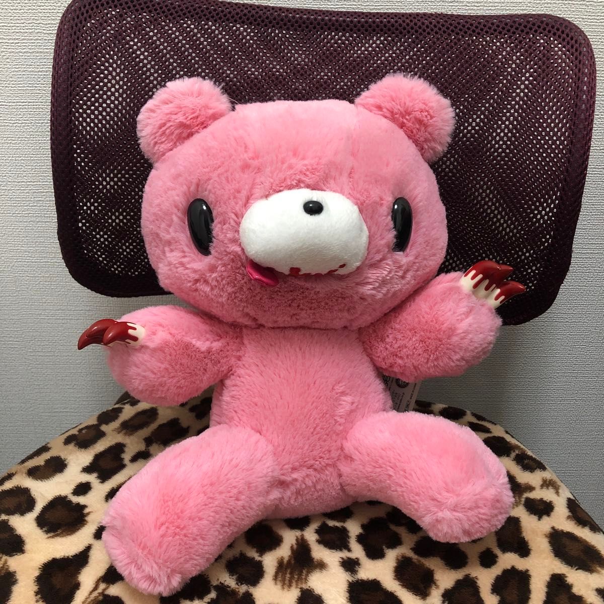 チャックスGP SL座グルーミーぬいぐるみ(見た目と手触りver )ピンク