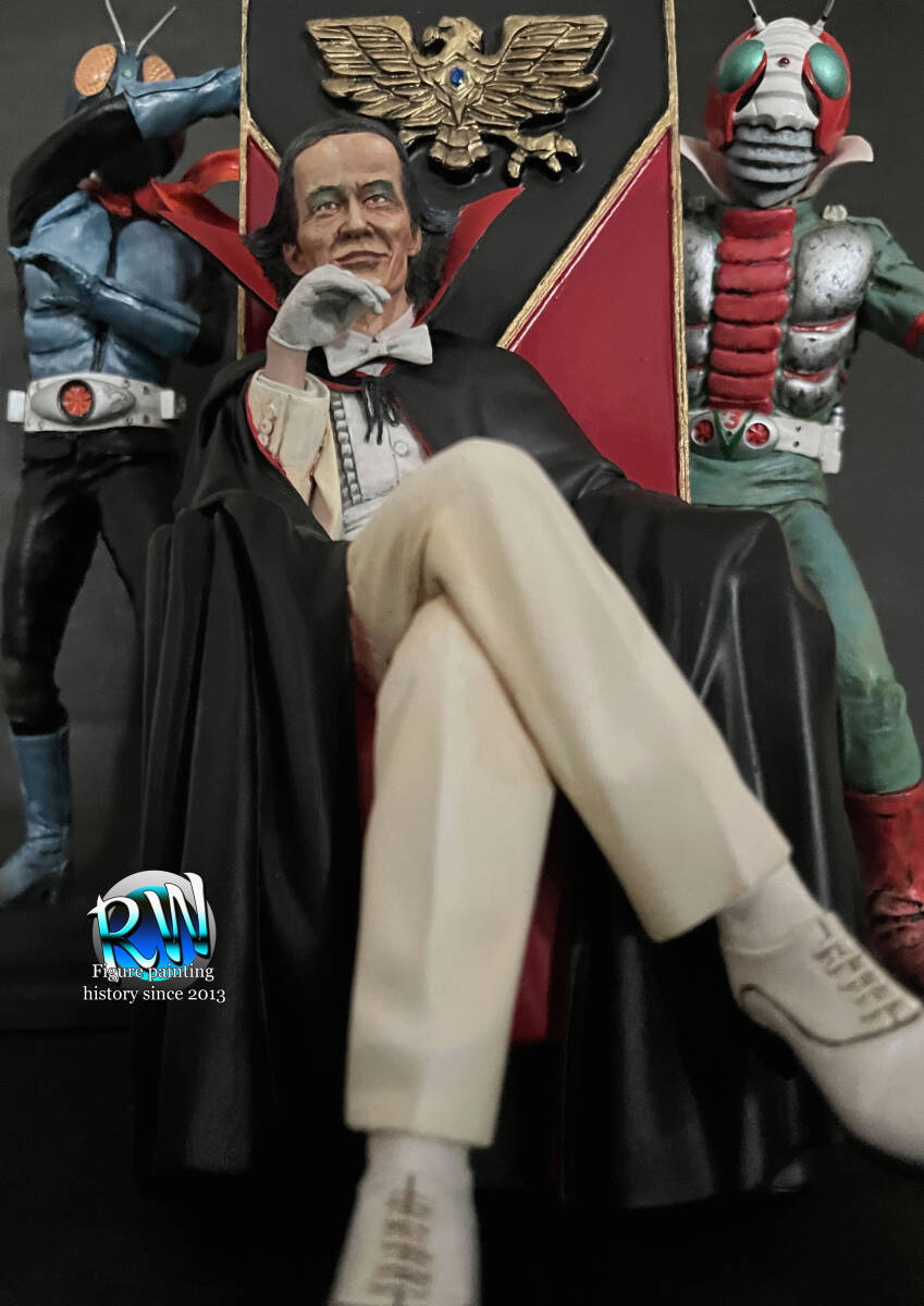 Yahoo!オークション - 死神博士 王座の像 1/6 完成品 仮面ライダーショ