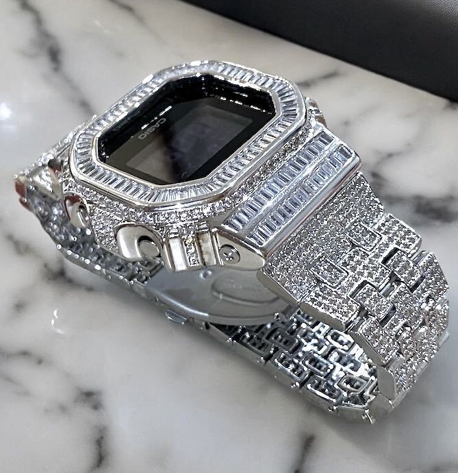 本体付き】G-SHOCK DW5600 カシオーク カスタム Gショック プラチナ