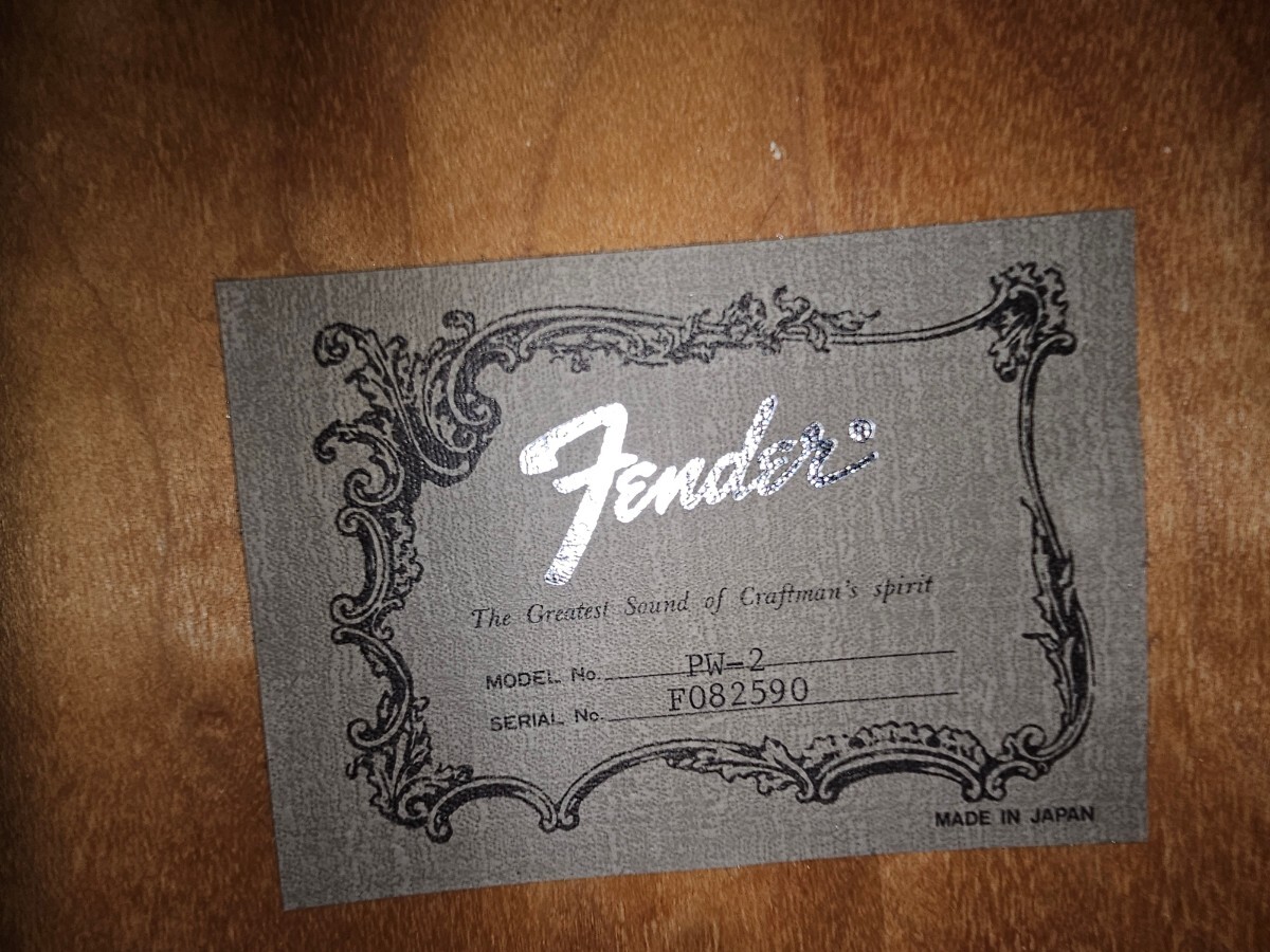 Yahoo!オークション - 激レア 美品 Fender PHOENIX PW-2 アコースティ