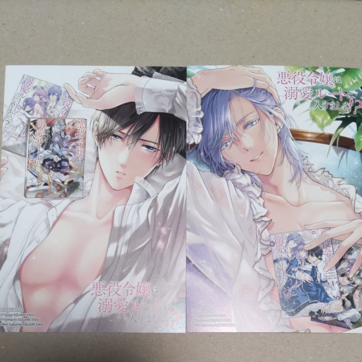 悪役令嬢は溺愛ルートに入りました アニメイト特典 イラストカード2枚