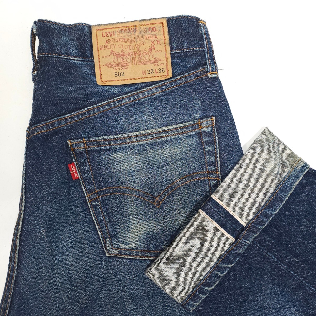 Levi'sリーバイス 502XX 502-XXジーンズ32ヴィンテージ復刻テーパード