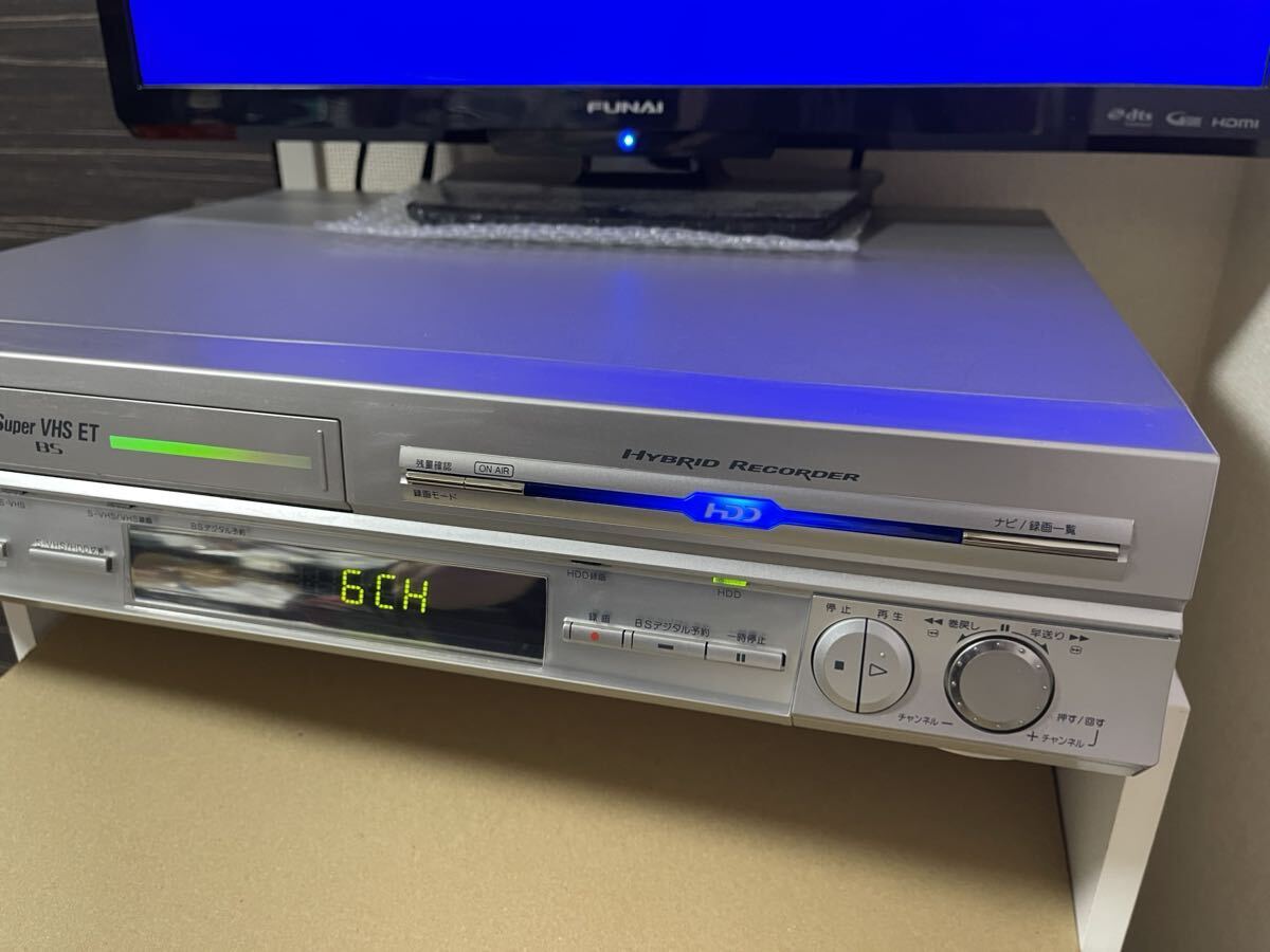 VICTOR HM-HDS4 HDD付S-VHSビデオデッキ VICTOR HM-HDS4HDD付S-VHS