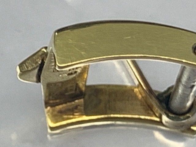 JAEGER LE COULTRE ジャガールクルト 純正尾錠 ゴールドカラー 取付け