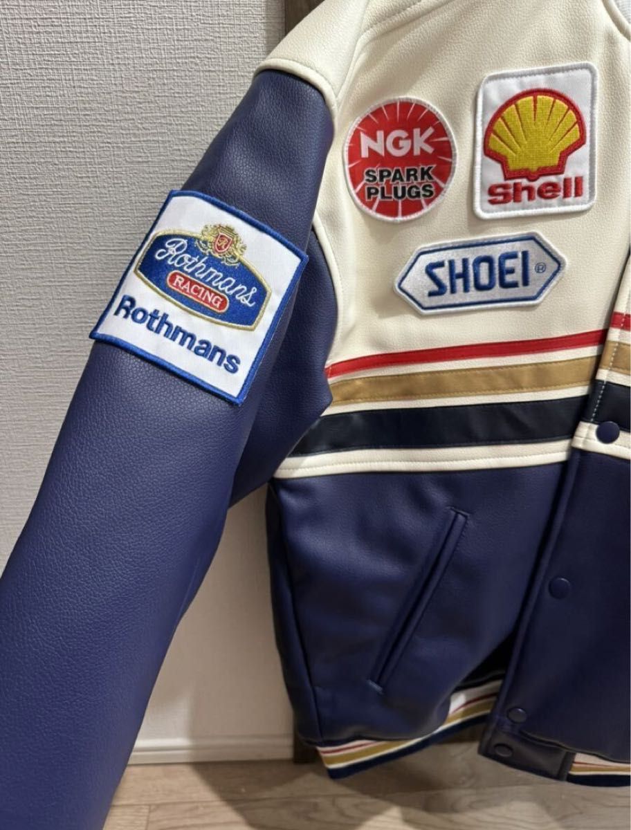 未使用 ロスマンズ Rothmans ホンダ honda レーシング ロゴ ジャケット