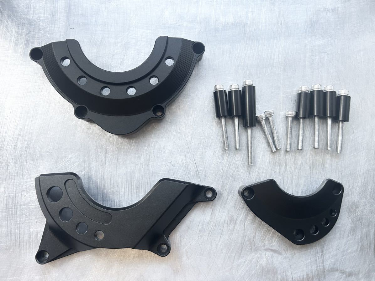 Z900RS エンジンガード エンジンカバー スライダー アルミ ブラック