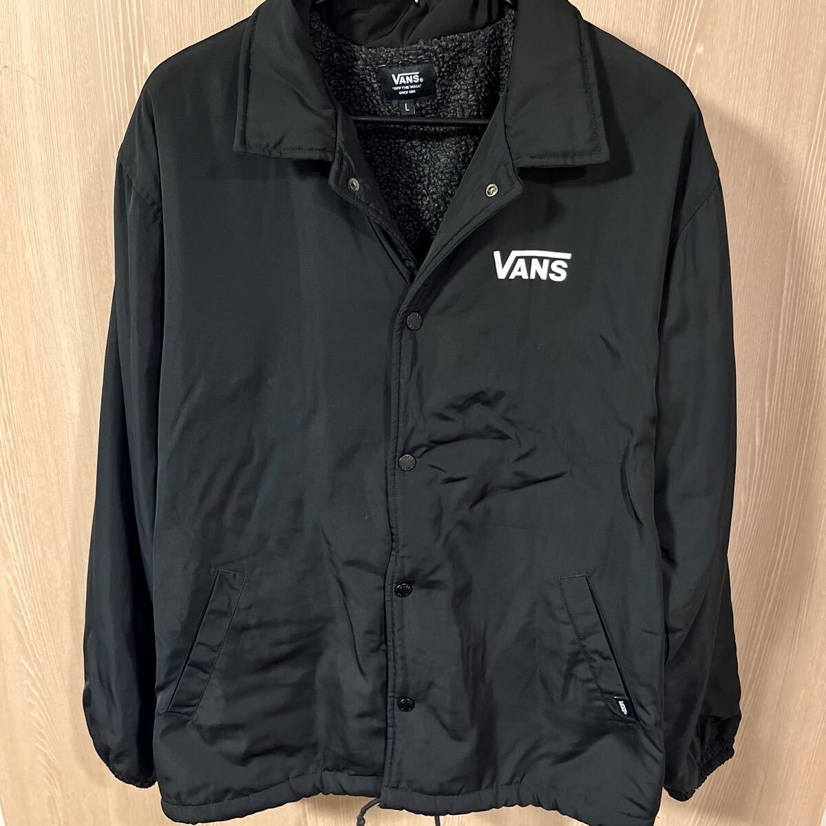 美品 VANS裏ボアコーチジャケット ブラック サイズL｜Yahoo!フリマ（旧