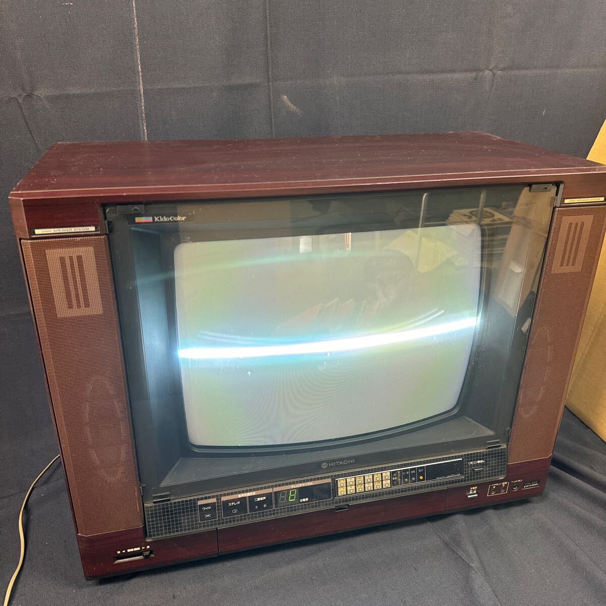 Yahoo!オークション - 昭和レトロ HITACHI/日立 カラーテレビ C18-222
