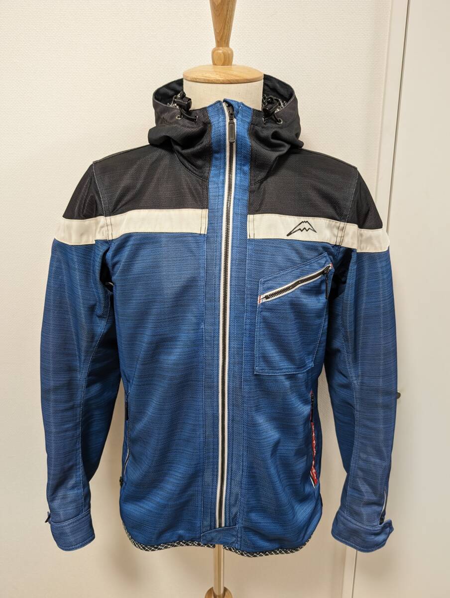 クシタニ フルメッシュパーカージャケット LLサイズ サックスブルー