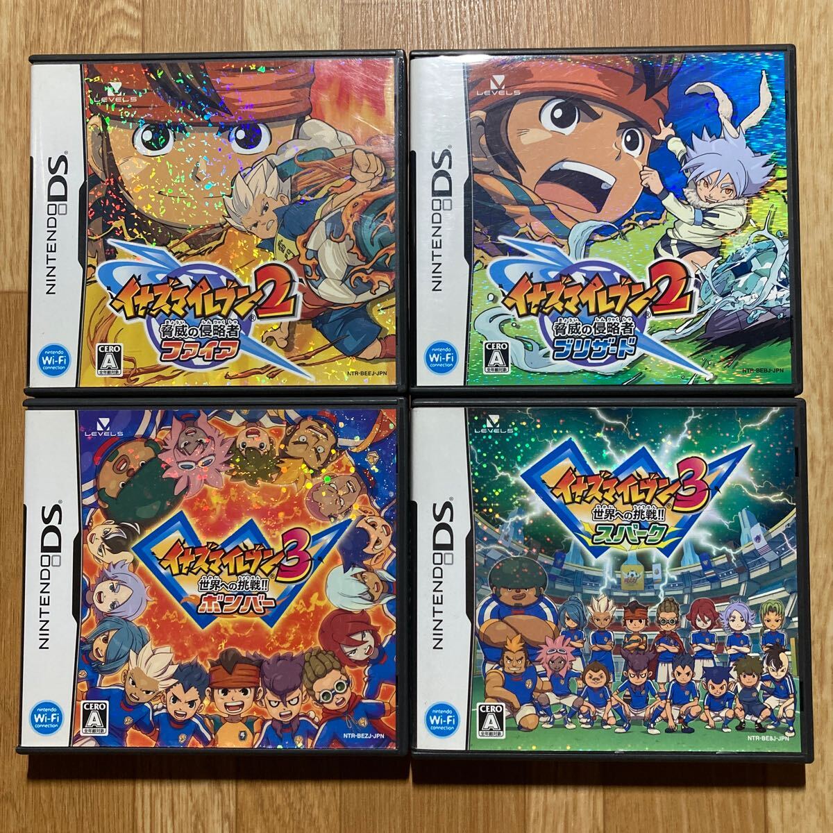 Yahoo!オークション - DS イナズマイレブン 4本セット