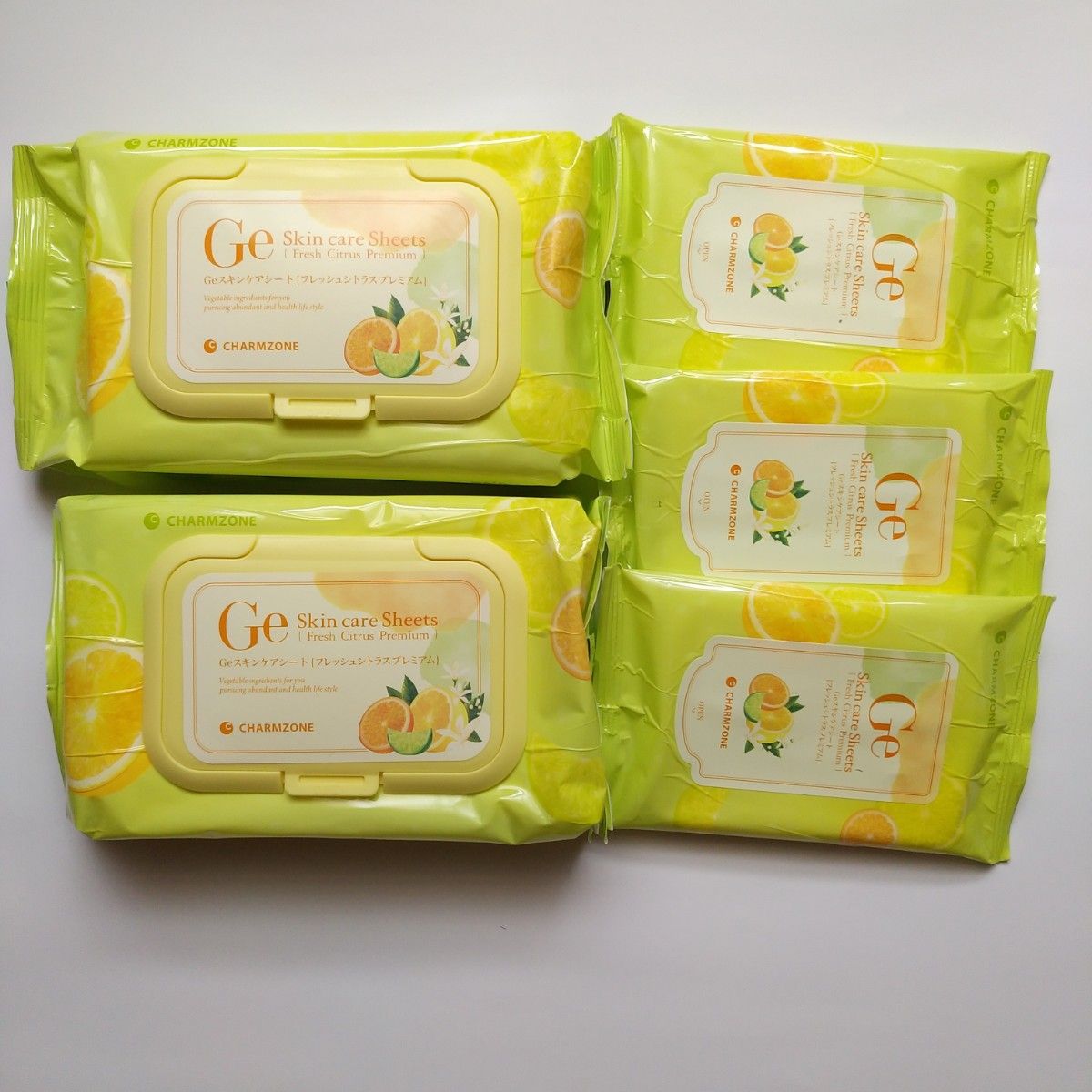 チャームゾーン Geスキンケアシート シトラス計150枚 週末限定 値下げ