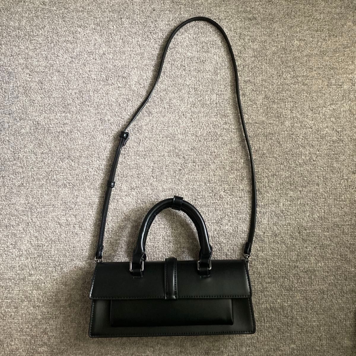 ザラ ZARA 未使用 フラップ シティ ショルダーバッグ近年 ハンドバッグ