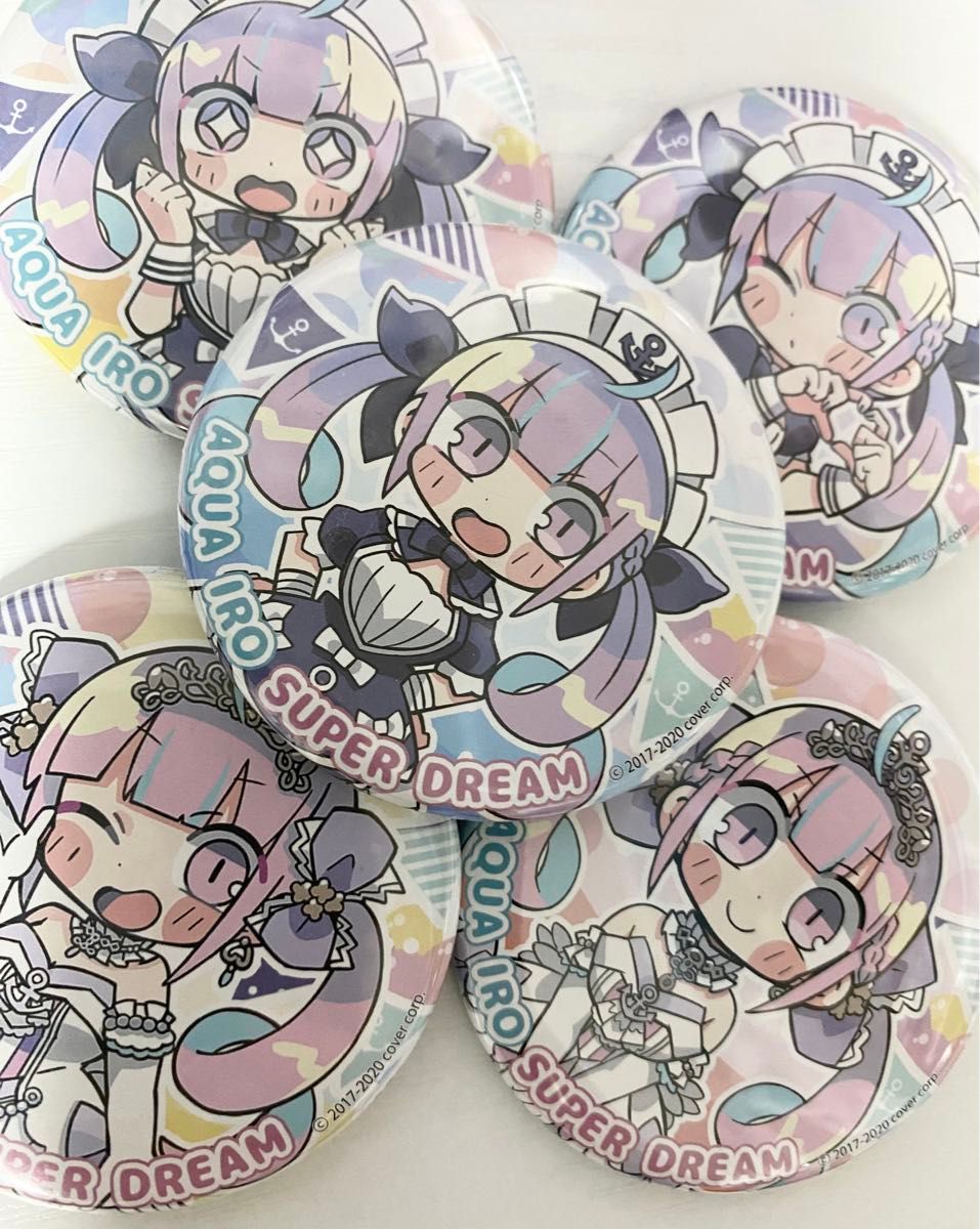 hololive 5th fes 湊あくあ ホログラム缶バッジ ×8個 湊あくあ