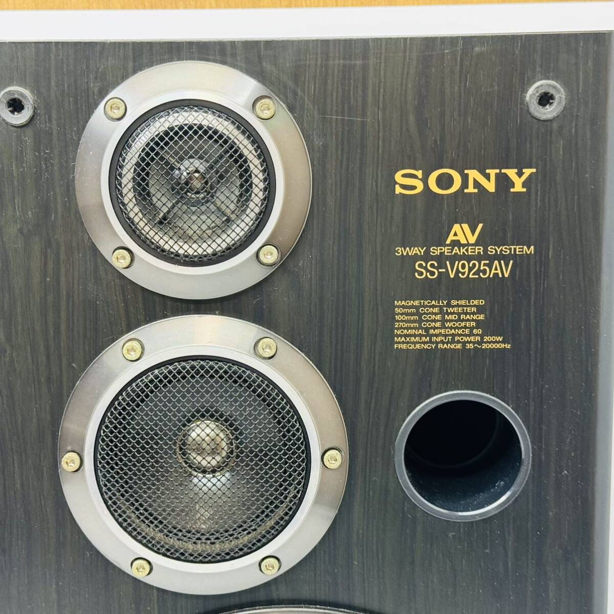 retro ]SONY SS-V925AV speaker pair sound out has confirmed present
