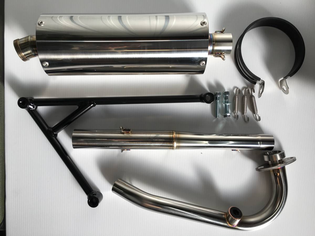 ガレージ バル製 1 2 3型シグナスX 消音100φサイレンサー仕様 レース用